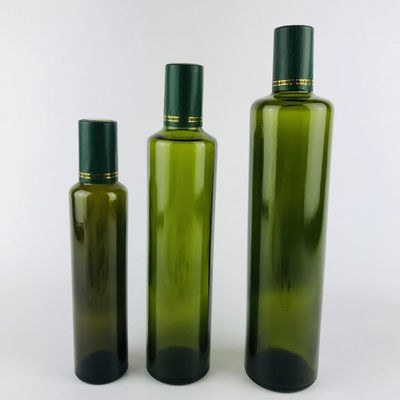 Thick Wall Olive Oil Dropper Bottle , Durable Round / Square Olive Oil Bottle supplier