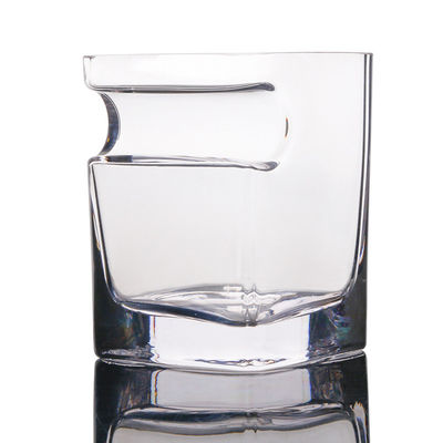 Cigar Crystal Wine Glasses Cup Double Old Fashioned Thick Bottom For Whiskey supplier