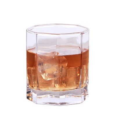 Premium Scotch Crystal Wine Glasses Rock Style For Cocktails 300ml Capacity supplier