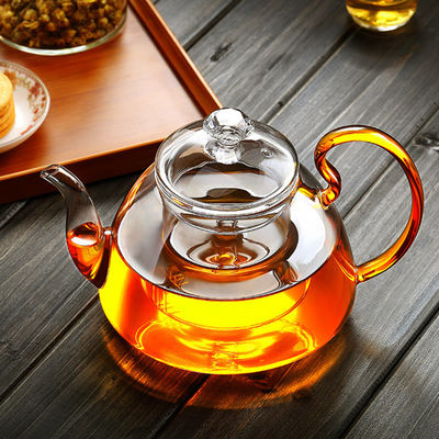Stovetop Safe Blooming Tea Teapot , Flowering Loose Leaf Kettle And Teapot Set With Filter supplier