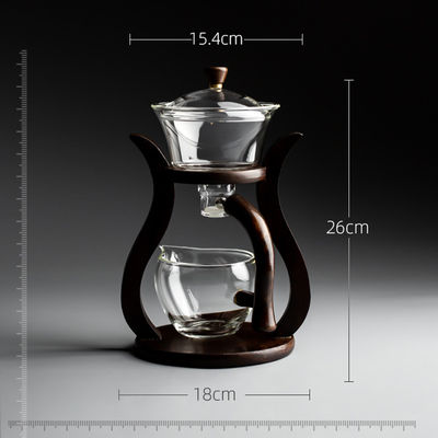 Heat Resistant 350ml Borosilicate Clear Glass Teapot supplier