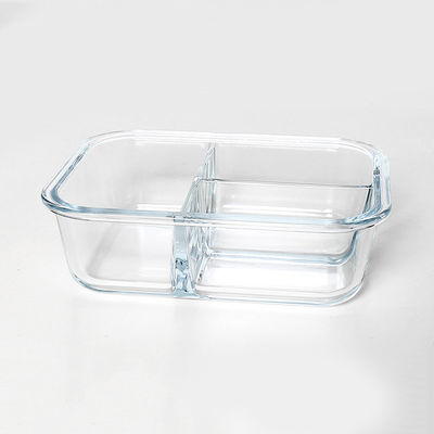 Stackable 1040ml 35oz Glass Food Container With Lids supplier
