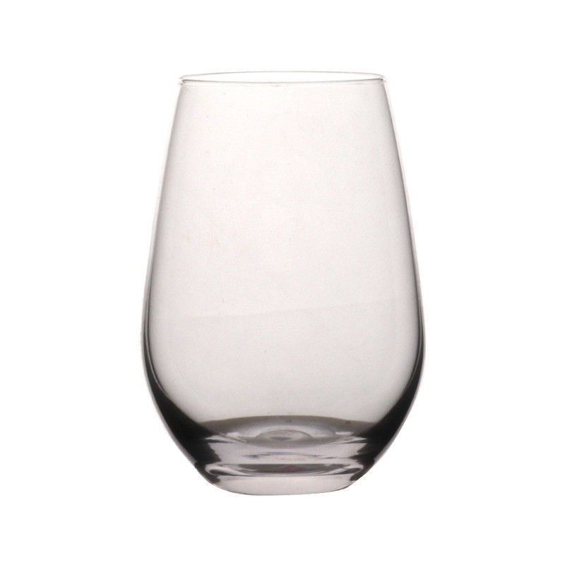 FDA Beverage Hand Blown 375ml Stemless Wine Glasses supplier