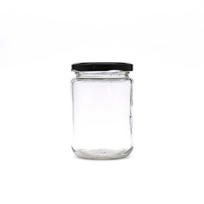 Reusable Glass Jam Jar Twist Off Cap Lightweight For Honey / Jam Machine Made supplier