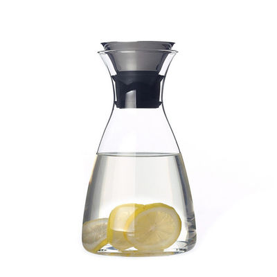 Safe Drip Free Glass Water Pitcher High Thermal Resistance Lightweight supplier