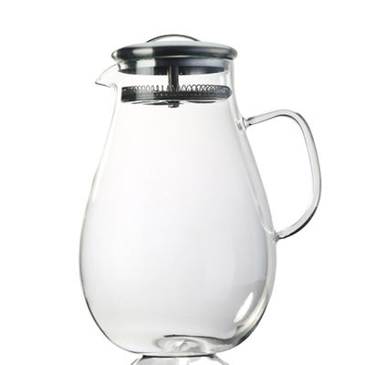 64oz Modern Water Carafe With Cup For Beverage / Fruit Infused Water Eco Friendly supplier