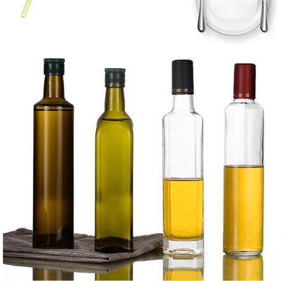 Kitchen Olive Oil Glass Container , Classical Olive Oil Cruet With Pourer supplier