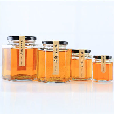 Food Storage Glass Canning Jars , Ginger / Spices Small Glass Jars With Lids supplier