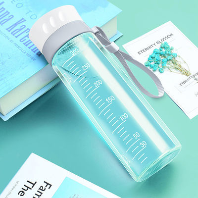 High Borosilicate Glass Water Bottle With Scale BPA Free Heat Resistant supplier