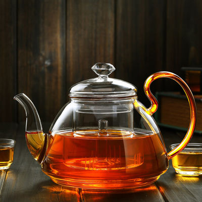 Stovetop Safe Blooming Tea Teapot , Flowering Loose Leaf Kettle And Teapot Set With Filter supplier