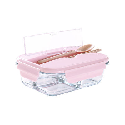 Microwavable 950ml Borosilicate Glass Food Container supplier