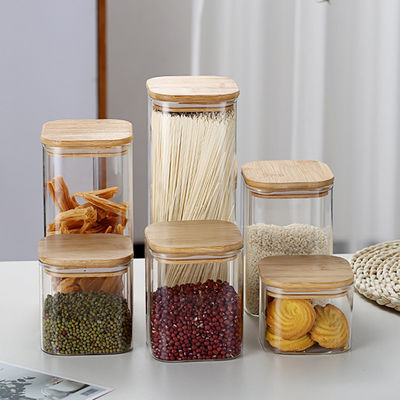 1000ml Airtight Borosilicate Glass Food Storage Jars supplier