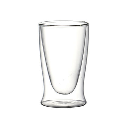 Hand Blown Insulated 250ml Double Wall Glass Cup supplier