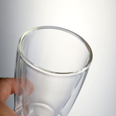 Hand Blown Insulated 250ml Double Wall Glass Cup supplier