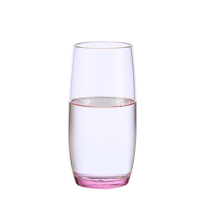 Colored Crystal 250ml Coffee Cup , Lead Free Beer / Wine / Water Drinking Cup supplier